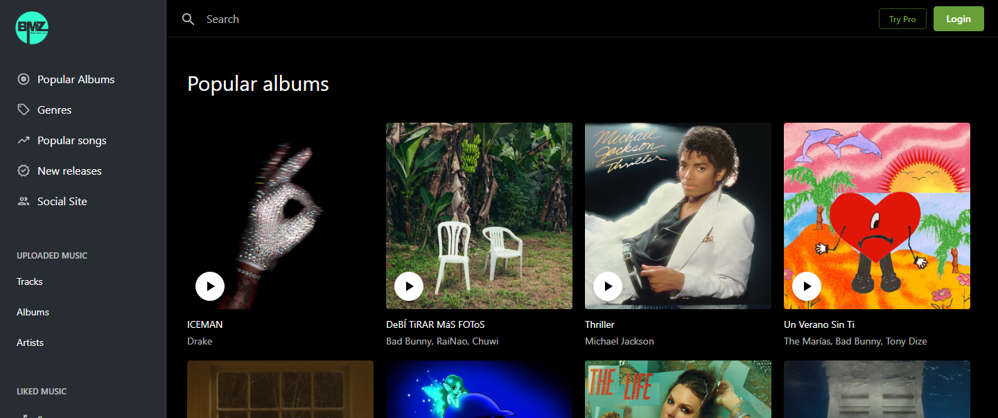 Popular albums on music.bimeta.net.