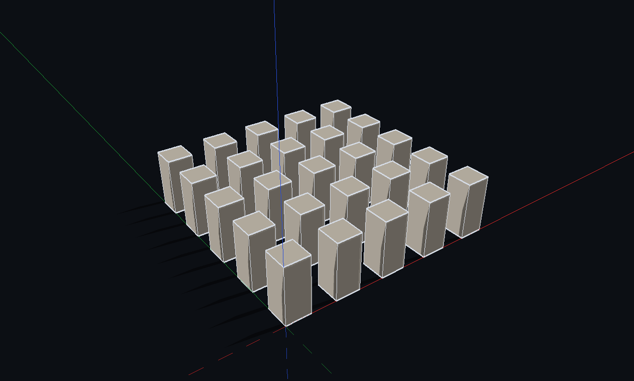 An array of component instances.